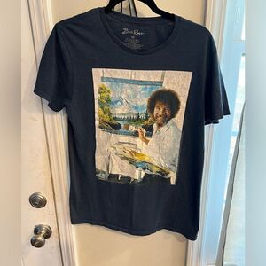 Bob Ross Painting Landscape T-Shirt